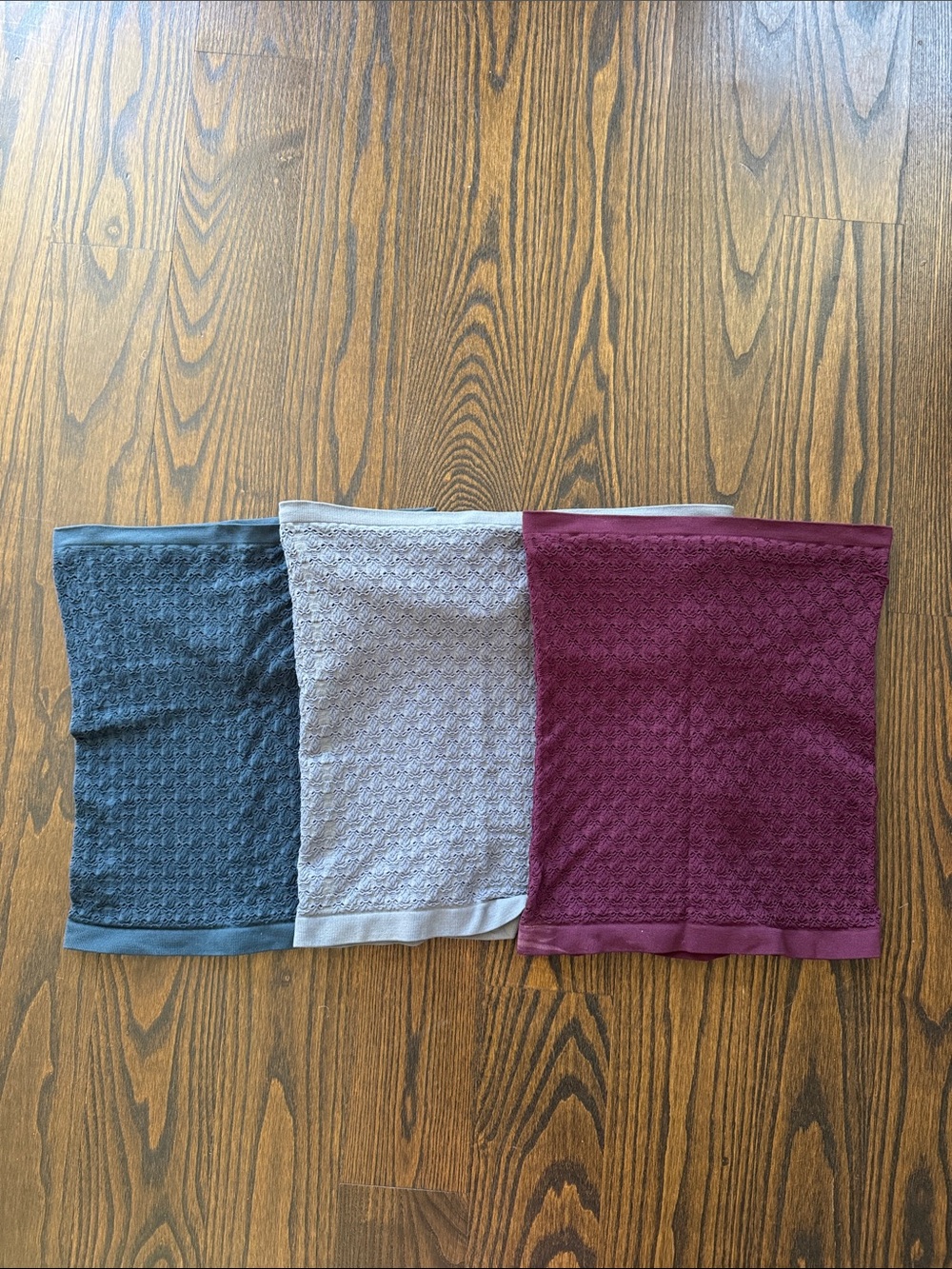 Free People Stretch Tube Tops - Blue, Light Gray, Purple
